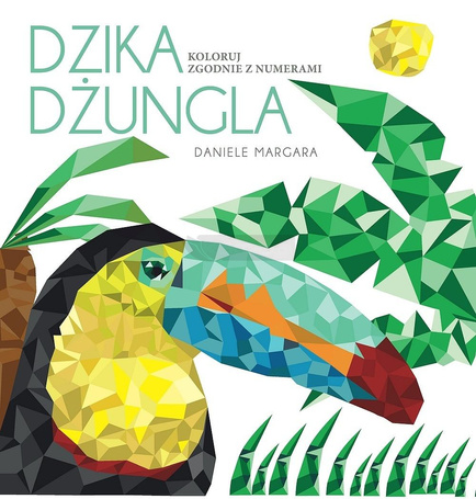 Dzika dżungla. Koloruj zgodnie z numerami