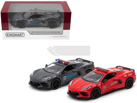 Corvette policja/straż 1:36 MIX