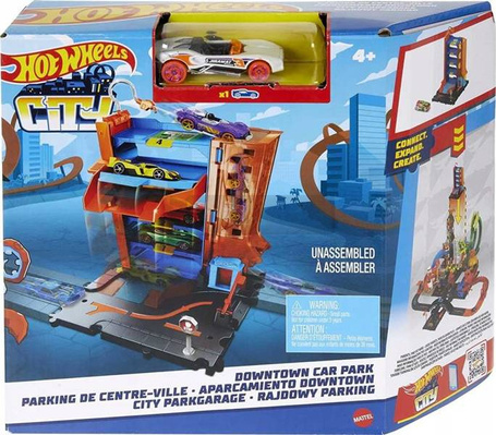 Hot Wheels zestaw Rajdowy parking i autko HDR28