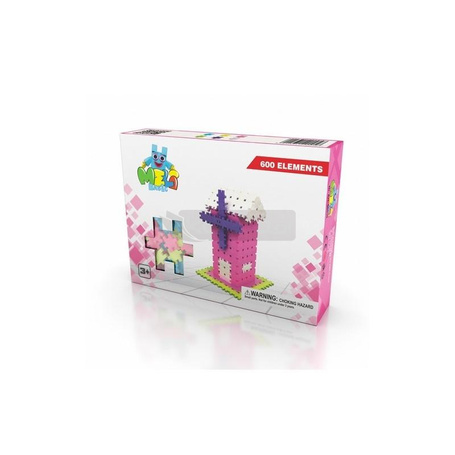 Klocki Meli Basic Pink 600szt