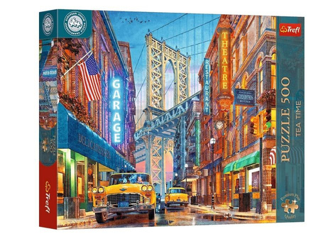 Puzzle 500 Tea Time: Widok na Manhattan TREFL