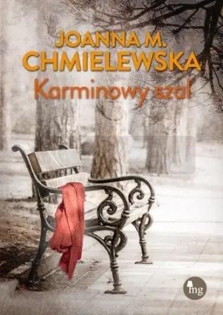 Karminowy szal