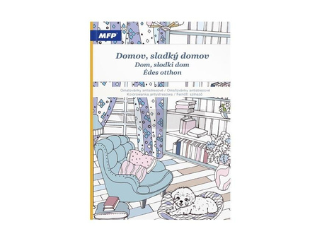 Kolorowanka antystresowa dom, słodki dom