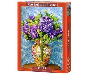 Puzzle 1000 Bouquet of Hydrangeas CASTOR