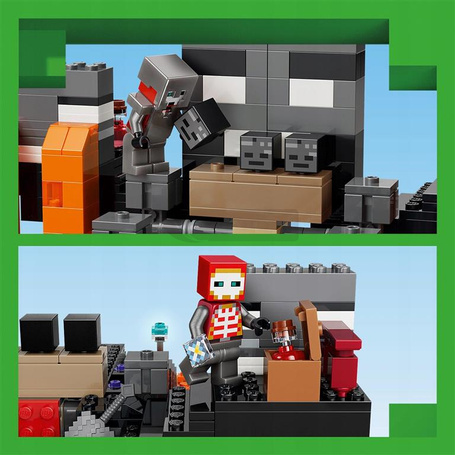 KLOCKI LEGO MINECRAFT 21590 Walka z Witherem, zestaw klocków dla dzieci +8