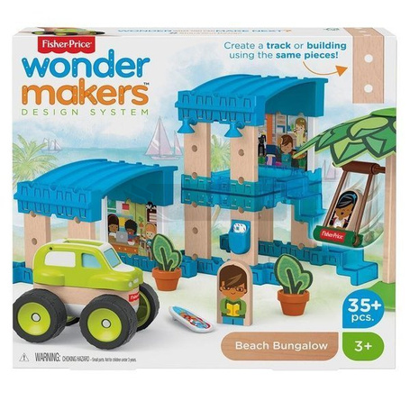 Fisher Price Wonder Builder Plażowy domek GJF13