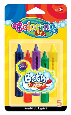 COLORINO KREDKI DO KĄPIELI 5 KOL dla malucha +3 l 67300