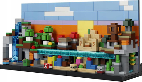 KLOCKI LEGO MINECRAFT 21589 Minibiomy, zestaw klocków dla dzieci +12 lat