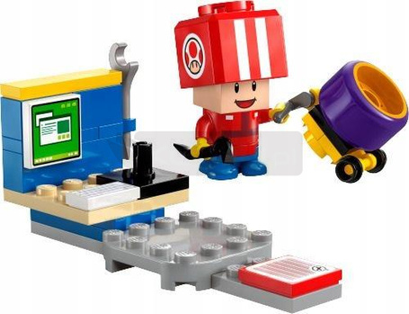 LEGO SUPER MARIO 30702 MARIO KART Toad (Pit Crew) POLYBAG