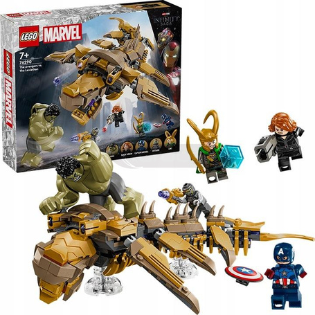 LEGO MARVEL AVENGERS 76290 AVENGERS KONTRA LEWIATAN zestaw klocków +7 LAT