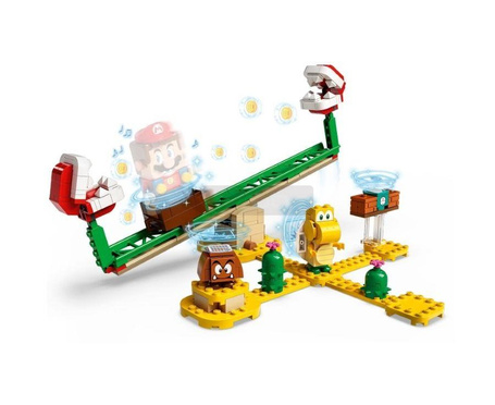 LEGO Super Mario 71365 Megazjeżdżalnia Piranha Plant zestaw rozszerzający