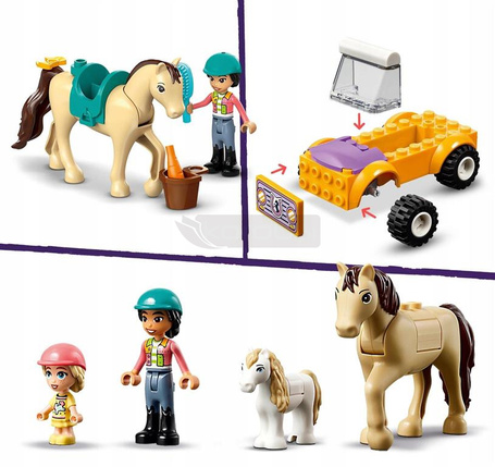 LEGO FRIENDS 42634 PRZYCZEPKA DLA KONI I KUCYKÓW