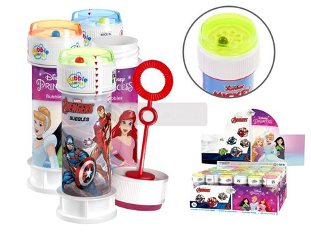 Bańki mydlane 60ml Princess/Avengers (36szt)