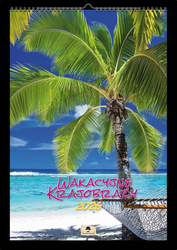 Kalendarz 2026 A3 ścienne wakacyjne krajobrazy