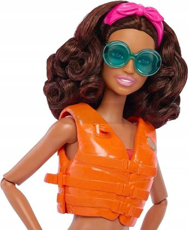 LALKA BARBIE SURFERKA MALIBU surfboard + piesek HPL69