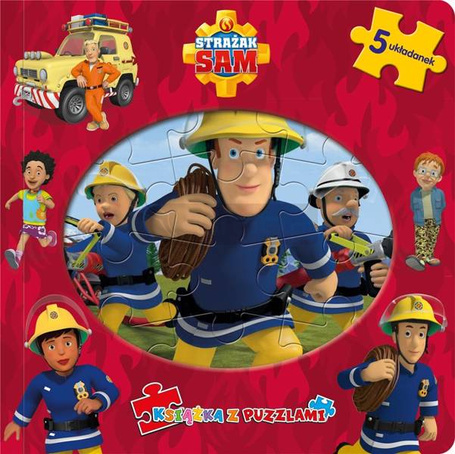 Strażak Sam. Książka z puzzlami