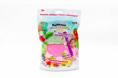 Masa plastyczna Pachnąca Chmurkolina 1 pack, seria 4, Mix kolorów (2x30g) Różowy+zielony (malina)