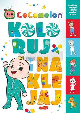 Cocomelon. Koloruj i naklejaj