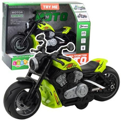 Motocykl na baterie zielony