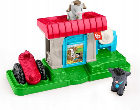 FISHER PRICE LITTLE PEOPLE ZAGRODA KÓZEK, interaktywna zabawka dla malucha HWR85