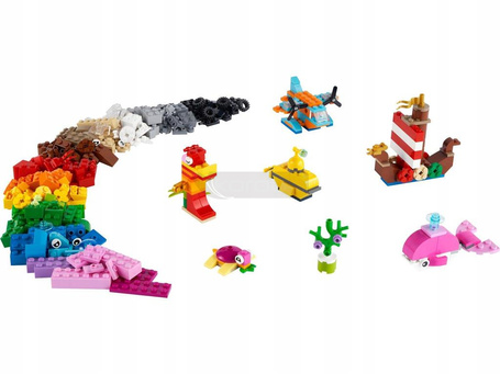 LEGO CLASSIC 11018 KREATYWNA OCEANICZNA ZABAWA zestaw 333 klocków
