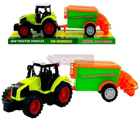 Traktor z maszyną rolniczą