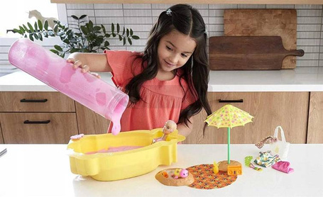 Lalka Barbie Piana Niespodzianka Color Reveal Ananas GTN17