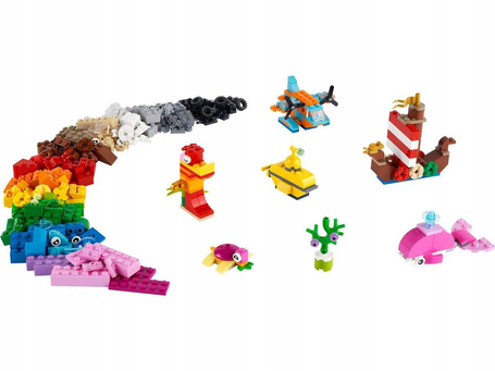 LEGO CLASSIC 11018 KREATYWNA OCEANICZNA ZABAWA zestaw 333 klocków