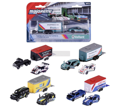 Majorette Racing Deluxe przyczepy mix