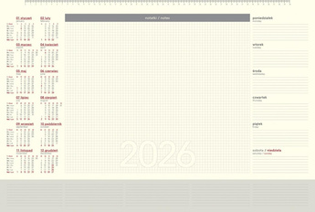 Kalendarz 2026 biuwar