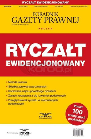 Ryczałt ewidencjonowany Podatki 1/2025