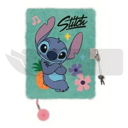 Pamiętnik z kłódką A5/96K włochacz Stitch