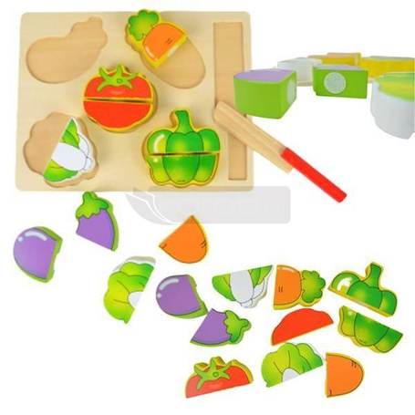 Drewniany zestaw kuchenny