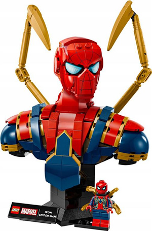 KLOCKI LEGO MARVEL 76326 POPIERSIE IRON SPIDER MANA