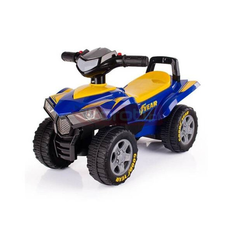 Jeździk quad dziecięcy z dźwiękiem niebieski