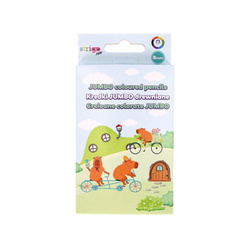 Kredki Jumbo Kapibara grafit 8mm 6szt