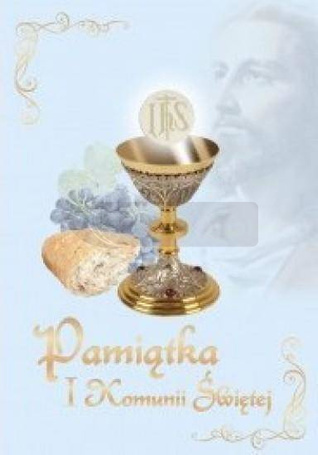Pamiątka I Komunii Świętej. Niebieska