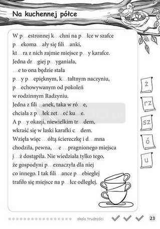 Radosne dyktanda - klasa 3 GREG