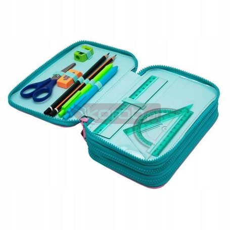 COOLPACK PIÓRNIK POTRÓJNY Z WYPOSAŻENIEM DREAMS dla dziewczynki F067654