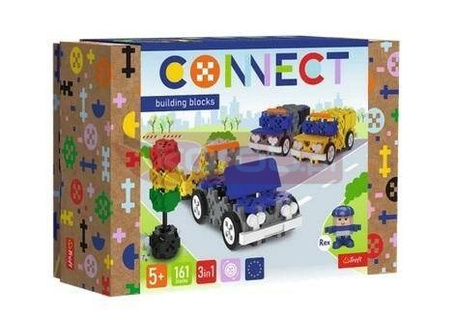 Klocki Connect - Pojazdy uprzywilejowane M TREFL