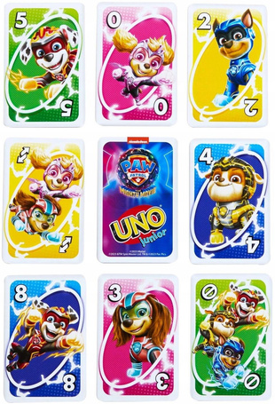 PSI PATROL 2 GRA KARTY UNO JUNIOR gra karciana dla całej rodziny HPY62