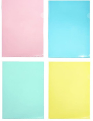 Ofertówka A4 PP pastel mix (8szt)