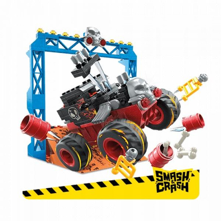 MEGA CONSTRUX HOT WHEELS MONSTER TRUCK BONE SHAKER HKF87