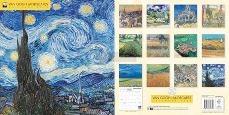 Kalendarz 2026 ścienny Krajobrazy Vincent van Gogh
