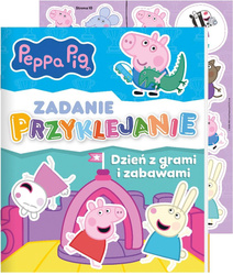 Świnka Peppa. Zadanie przyklejanie