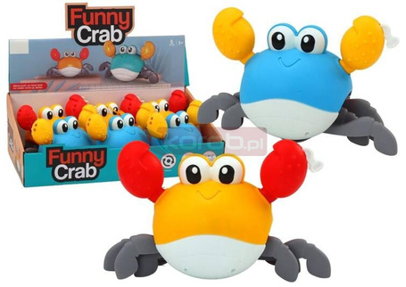 Nakręcany Krab do kąpieli chodzi pływa MIX