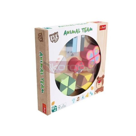 Zabawka drewniana - Animal team TREFL