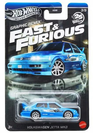HOT WHEELS Silver Series FAST & FURIOUS GRAPHIC REMIX 3/5 Volkswagen Jetta JBY46