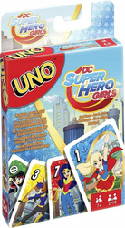GRA KARTY UNO UNO DC SUPER HERO GIRL gra rodzinna FDJ16