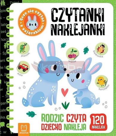 Czytanki-naklejanki. Uczę się czytać z zajączkiem